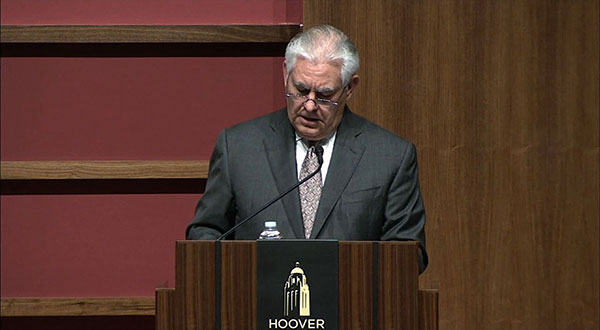 Tillerson Denies Syria Border Force Tillerson Denies Syria Border Force